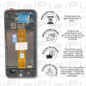 FRONTAL SAMSUNG A02 *COM ARO ORIGINAL NN* ( M2005 )