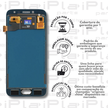 FRONTAL SAMSUNG J2 PRO / J250 *SEM ARO DOURADO OLED NN*