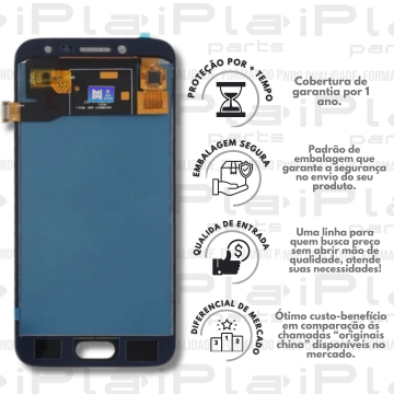 FRONTAL SAMSUNG J2 PRO / J250 *SEM ARO PRETO INCELL NN*