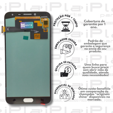 FRONTAL SAMSUNG J400 *SEM ARO PRETO OLED ORIGINAL NN* ( M2162 )