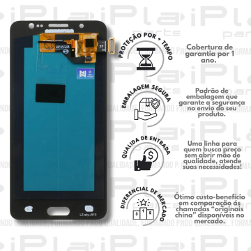 FRONTAL SAMSUNG J510 *PRETO SEM ARO OLED NN* ( M2176 )