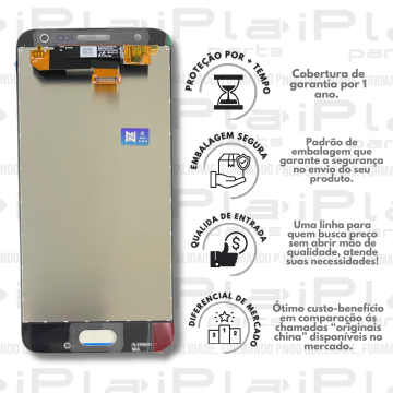 FRONTAL SAMSUNG J5 PRIME *BRANCO SEM ARO ORIGINAL NN ( M2178 )