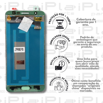 FRONTAL SAMSUNG J7 PRIME BRANCO *SEM ARO ORIGINAL NN* ( M2206 )