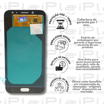 FRONTAL SAMSUNG J7 PRO *SEM ARO AZUL ORIGINAL NN* ( M2212 )
