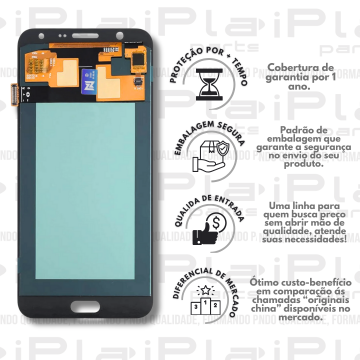 FRONTAL SAMSUNG J7 / J700 *SEM ARO DOURADO OLED NN* ( M2189 )