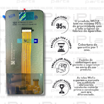 FRONTAL SAMSUNG M12 / M127 *SEM ARO NACIONAL WEFIX* ( W2135 )