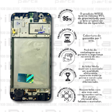 FRONTAL SAMSUNG M21 / M21S / M40S / M30 / M31 / M31S *COM ARO NACIONAL WEFIX*