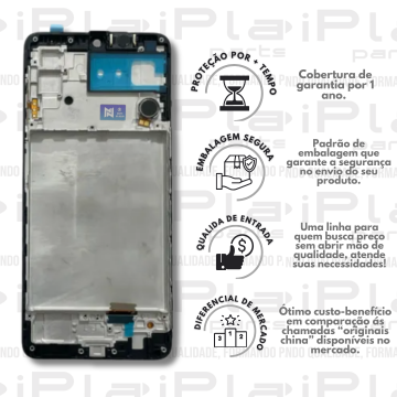 FRONTAL SAMSUNG M22 *COM ARO OLED ORIGINAL NN* ( M2229 )