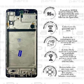 FRONTAL SAMSUNG M51 *COM ARO NACIONAL WEFIX* ( W2151 )