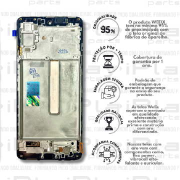 FRONTAL SAMSUNG M53 *COM ARO NACIONAL WEFIX* ( W2154 )