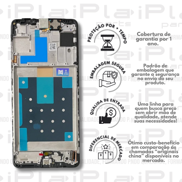 FRONTAL SAMSUNG M55 *COM ARO OLED ORIGINAL NN*