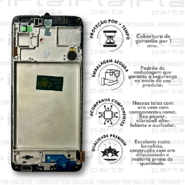 FRONTAL SAMSUNG M62 *COM ARO OLED PREMIUM WK* ( K2050 )