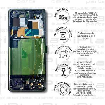 FRONTAL SAMSUNG S10 LITE *COM ARO NACIONAL WEFIX*