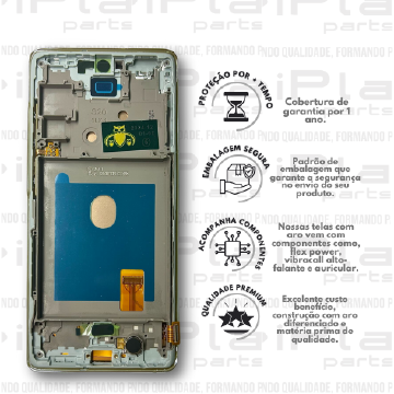 FRONTAL SAMSUNG S20FE *COM ARO PRATA OLED PREMIUM WK* ( K2066 )