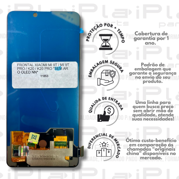 FRONTAL XIAOMI MI 9T / MI 9T PRO / K20 / K20 PRO *SEM ARO OLED NN* ( M6010 )