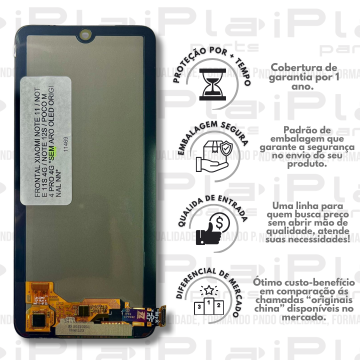 FRONTAL XIAOMI NOTE 11 / NOTE 11S 4G / NOTE 12S / POCO M4 PRO 4G *SEM ARO OLED ORIGINAL NN* ( M6020 )