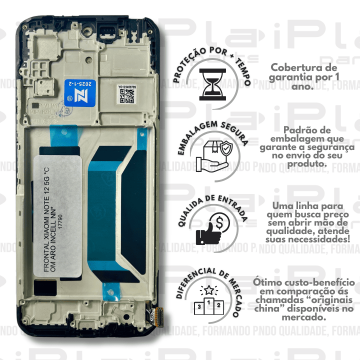 FRONTAL XIAOMI NOTE 12 5G *COM ARO LCD NN* ( M6102 )