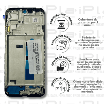 FRONTAL XIAOMI NOTE 12 4G *COM ARO OLED ORIGINAL NN* ( M6111 )