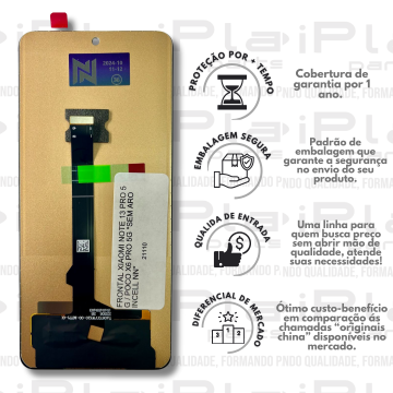 FRONTAL XIAOMI NOTE 13 PRO 5G / POCO X6 PRO 5G *SEM ARO INCELL NN* ( M6114 )