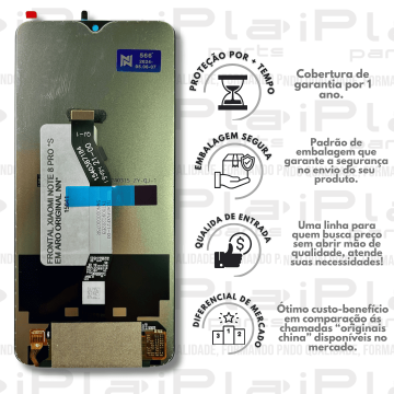 FRONTAL XIAOMI NOTE 8 PRO *SEM ARO ORIGINAL NN* ( M6078 )