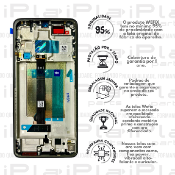 FRONTAL XIAOMI POCO F6 *COM ARO AMOLED NACIONAL WEFIX*