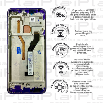 FRONTAL XIAOMI POCOPHONE F2 / REDMI K30 *COM ARO ROXO NACIONAL WEFIX*