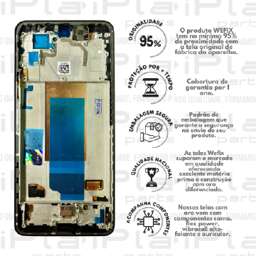 FRONTAL XIAOMI POCOPHONE F4 / MI 11X / MI 11I *COM ARO NACIONAL WEFIX* ( W6042 )