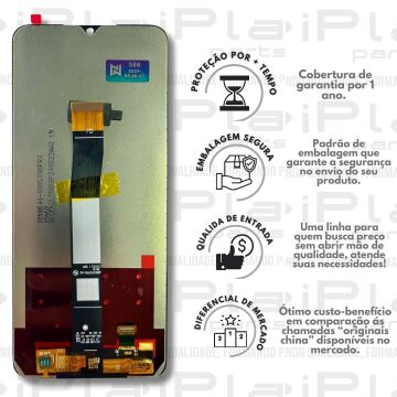 FRONTAL XIAOMI REDMI 10A / 9A / 9C / 9i / POCO C31 *SEM ARO ORIGINAL NN* ( M6049 )