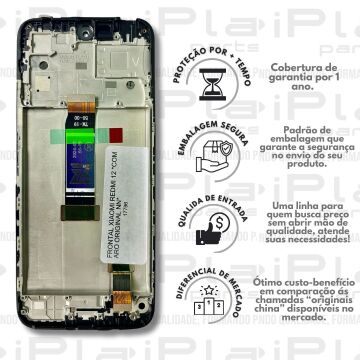 FRONTAL XIAOMI REDMI 12 *COM ARO ORIGINAL NN* ( M6104 )
