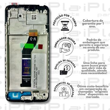 FRONTAL XIAOMI REDMI 13C / POCO C65 *COM ARO ORIGINAL NN* ( M6109 )