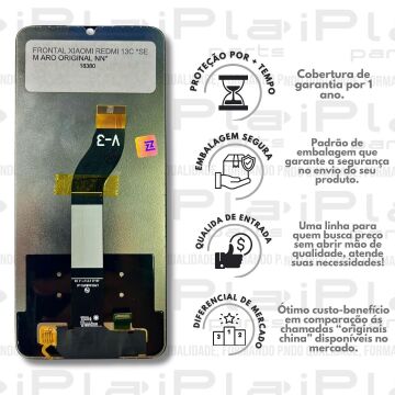 FRONTAL XIAOMI REDMI 13C / POCO C65 *SEM ARO ORIGINAL NN* ( M6108 )
