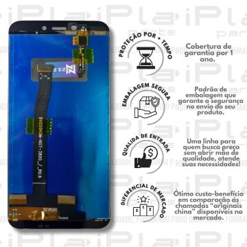 FRONTAL XIAOMI REDMI 4X *PRETO SEM ARO ORIGINAL NN*