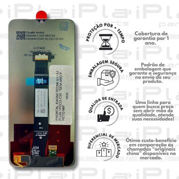 FRONTAL XIAOMI REDMI A1 / A1 PLUS / A2 PLUS POCO C50  *SEM ARO PRETO NN* ( M6050 )