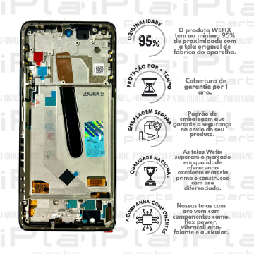 FRONTAL XIAOMI POCOPHONE F3 *COM ARO AZUL NACIONAL WEFIX* ( W6039 )