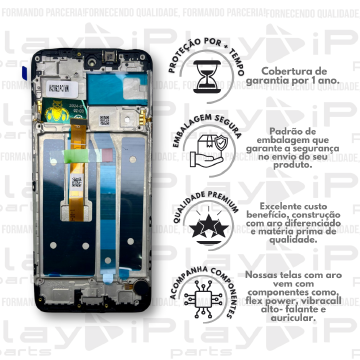 FRONTAL LG K42/K62+ *COM ARO PRETO PREMIUM WK* ( K4001 )