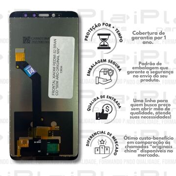 FRONTAL XIAOMI REDMI S2 BRANCO *SEM ARO ORIGINAL NN* ( M6085 )