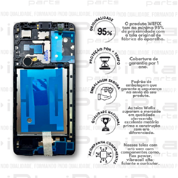 FRONTAL SAMSUNG A01 CORE *COM ARO NACIONAL WEFIX* ( W2284 )
